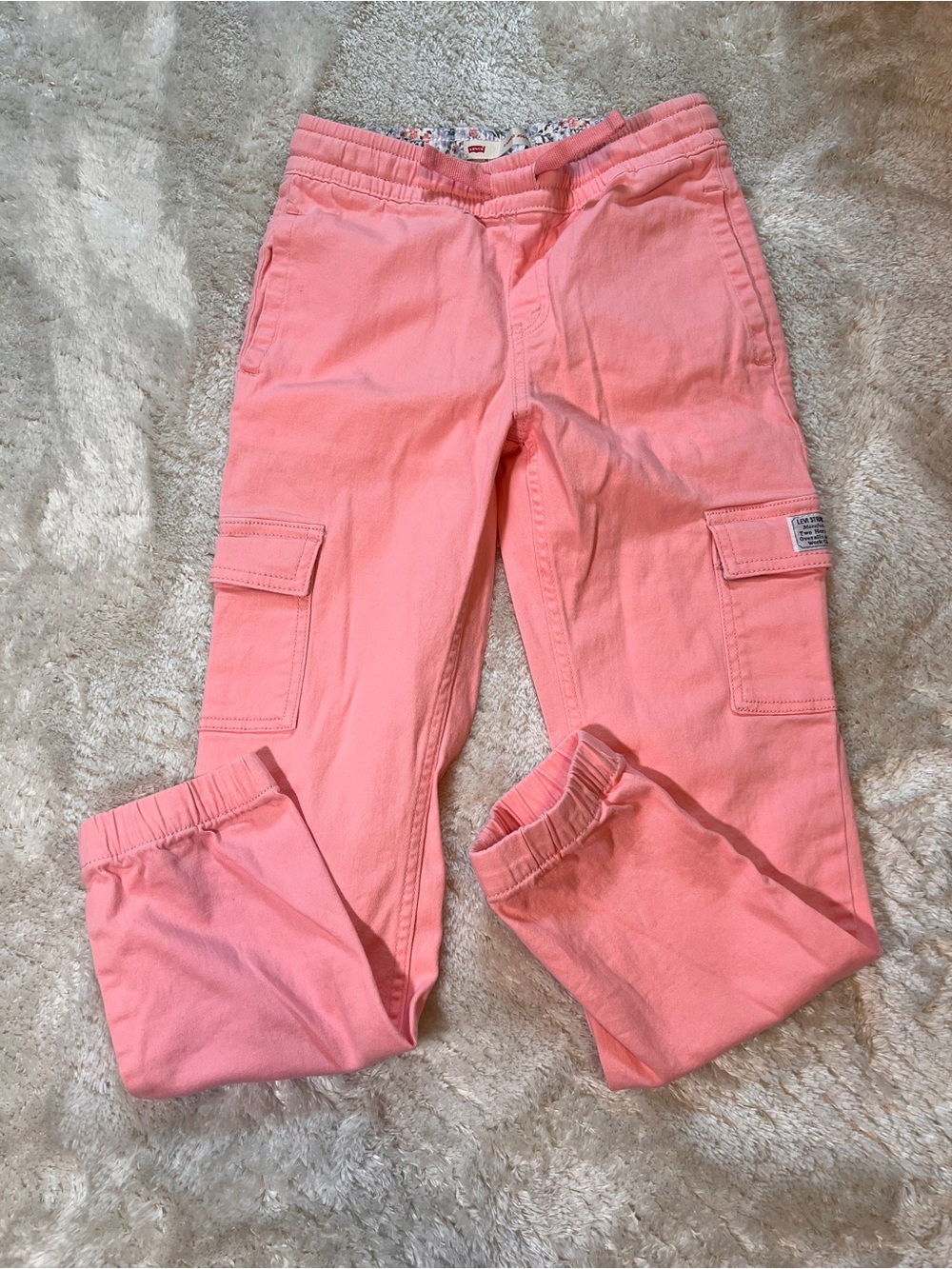 Levi's Girls Pink Cargo Joggers